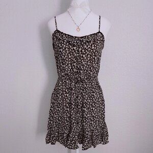 Cute black and white babydoll dress